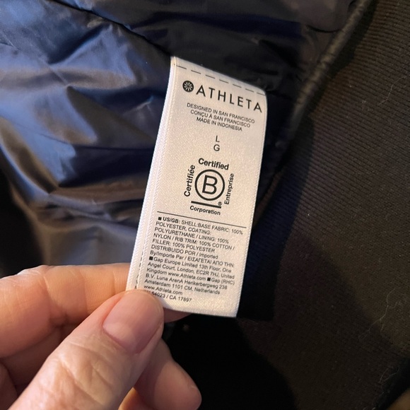 Women’s Sateen Black Bomber Jacket NWT Large - Picture 6 of 8